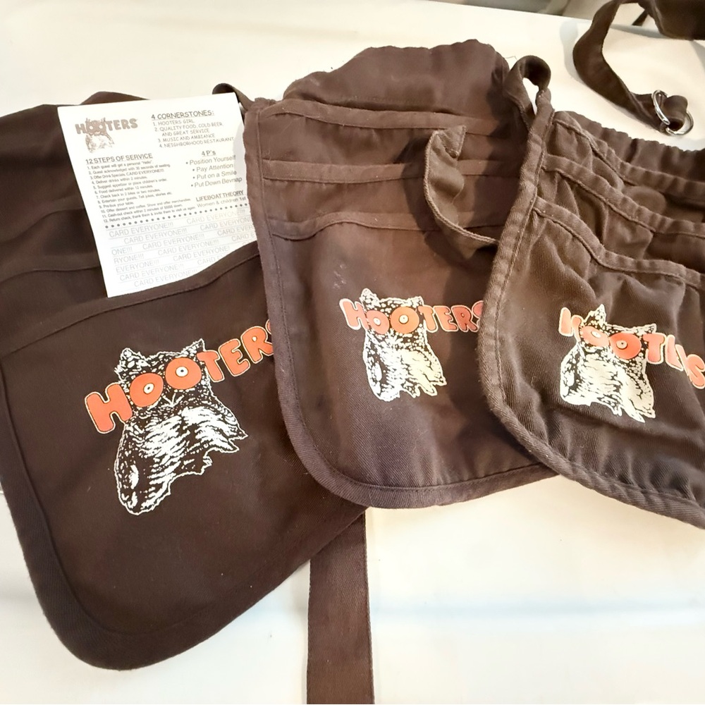 *USED* Hooters Apparel Bulk Assortment in Orange, Black, and White - Picture 2 of 6